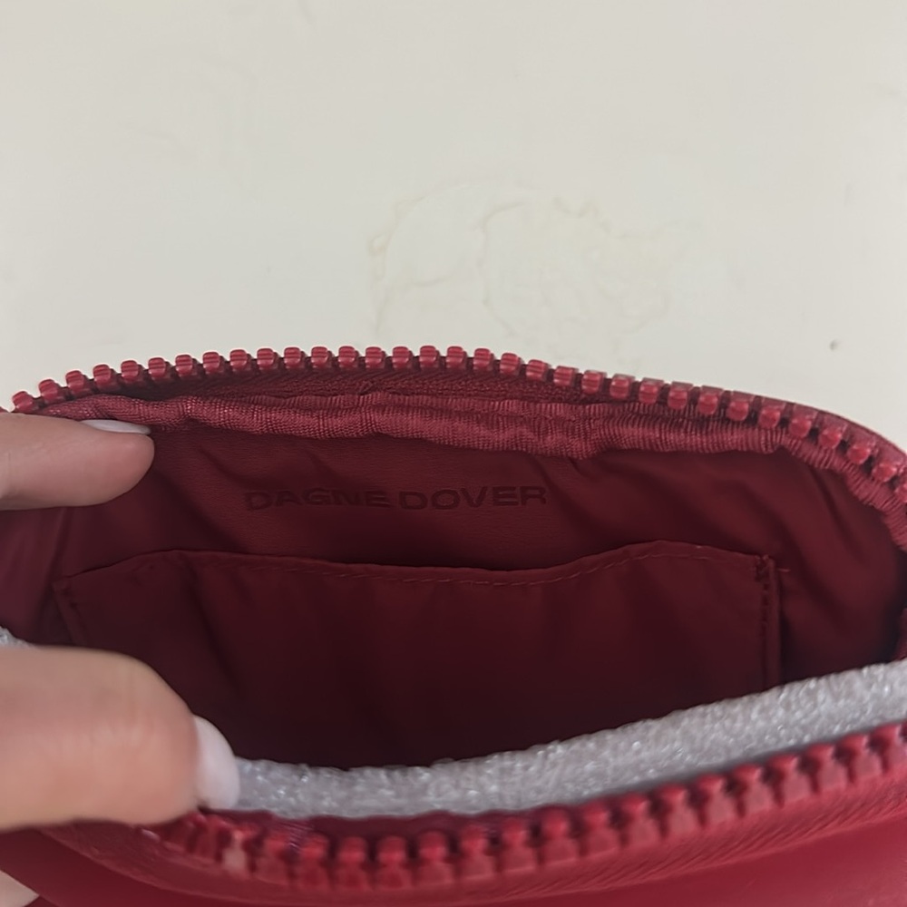 Dagne Dover Burgundy Wristlet Clutch - Picture 4 of 4